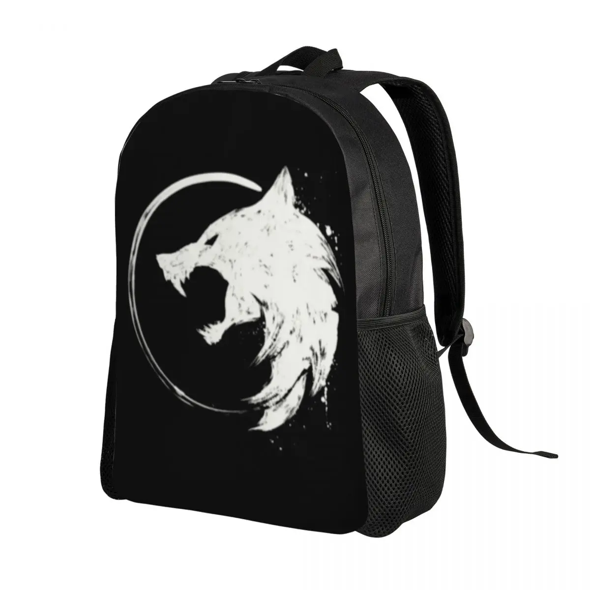 Witcher Wolf Laptop Backpack Women Men Casual Bookbag for School College Students Fashion 3D Printing Bag