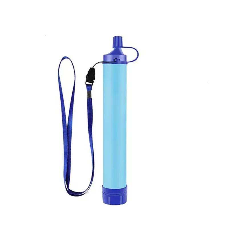 Persönlicher Wasserfilter für den Außenbereich, ultraleichtes 0,01 Mikron 4-stufiges Filtersystem, tragbarer Wasserreiniger, Überlebensstrohhalm – Detail 5