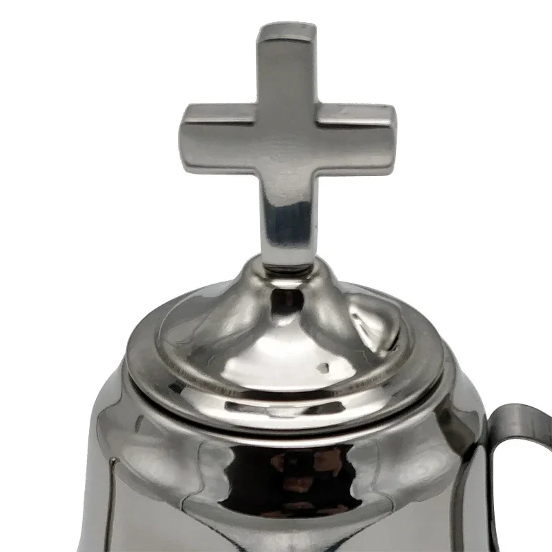 Christian Eucharist Pot Stainless Steel Grape Juice Broken Cake Divided Cup Eucharist  Supplies Eucharist Appliances holy water