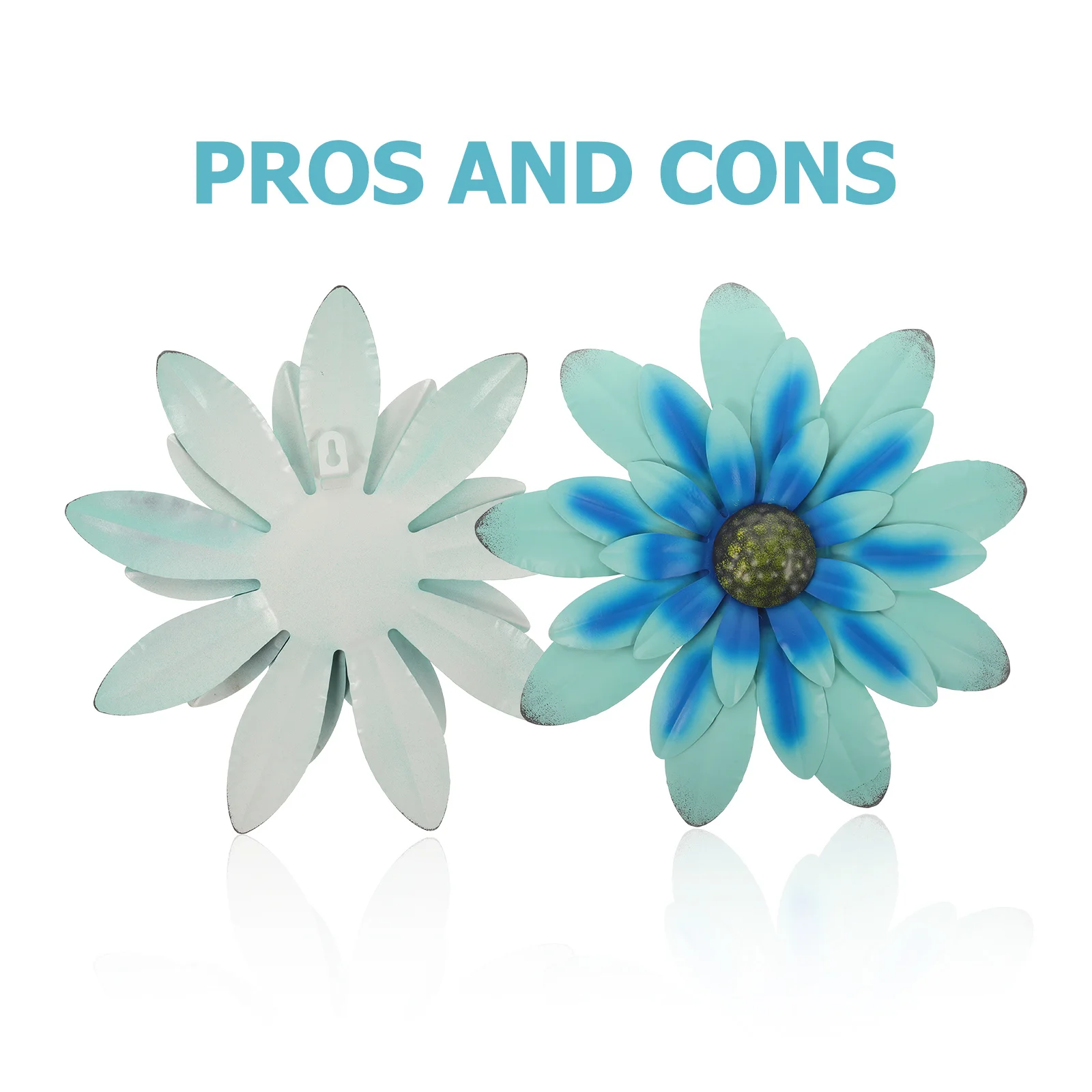 

Metal Flower Wall Decor Vintage Style Fine Craftsmanship For Home Garden Party Wall Hanging Art Living Room Balcony Decoration