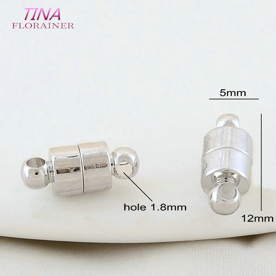 6*11MM 8*14MM 14K Gold Farbe Überzog Messing Magnetische Armband Spange Perlen Hohe Qualität für Diy Schmuck, Die Entdeckungen Zubehör