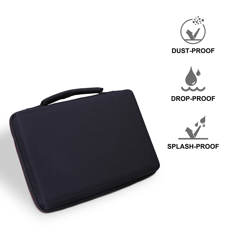 حقيبة تخزين صلبة من zanad EVA لجهاز Hercules DJControl Inpulse 200/حقيبة تخزين محمولة مزودة بوصلة USB ووحدة تحكم DJ