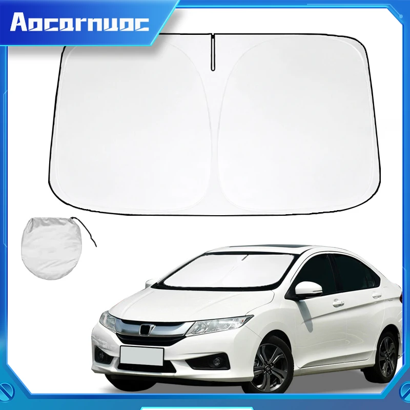 

Folding Car Window Sunshade Cover Sun Shade Windshield Visor Protector Windscreen Curtain Styling Accessories For Honda CITV