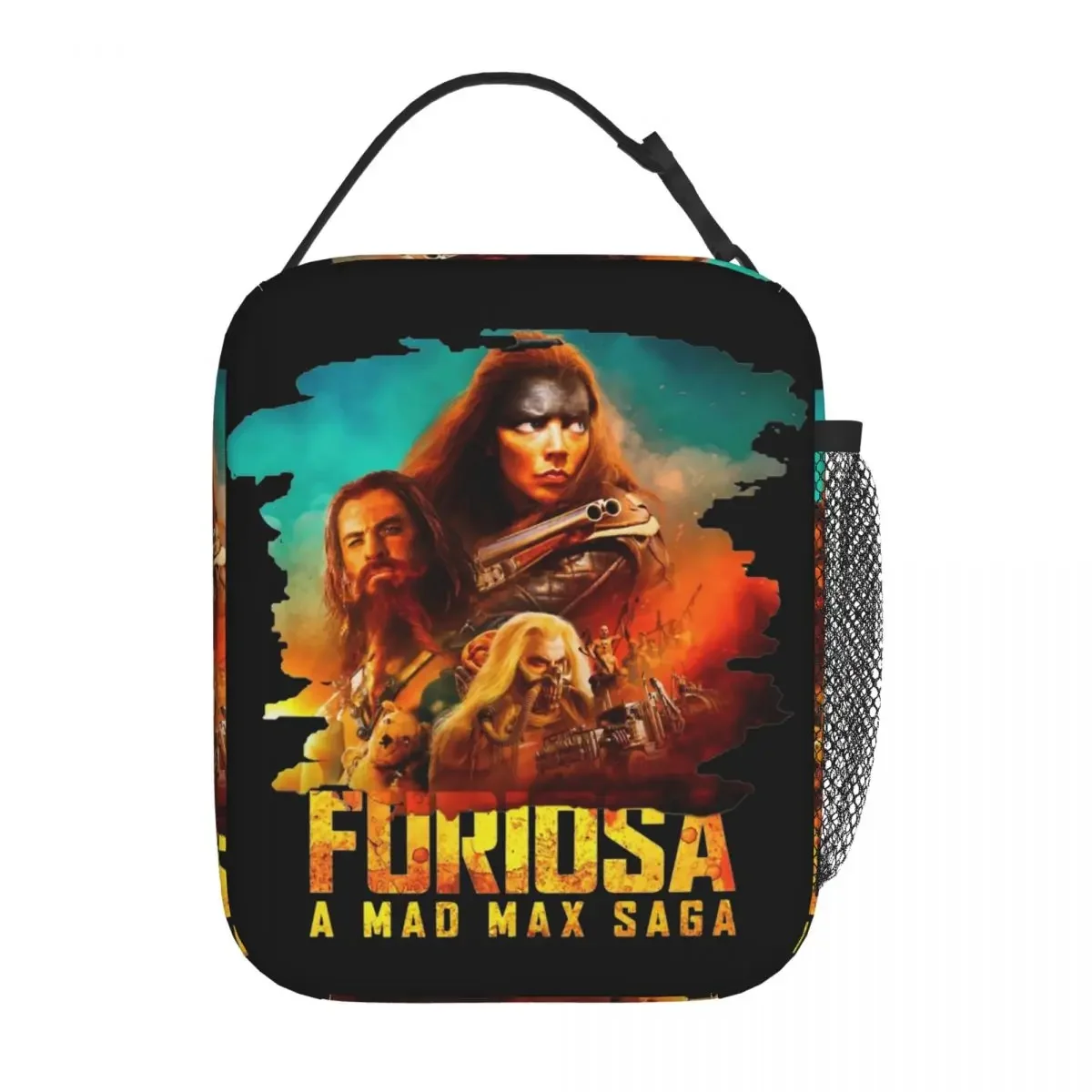 Furiosa A Mad Max Saga Movie 2024 Merch Insulated Lunch Bag For School George Food Box Portable Thermal Cooler Lunch Box