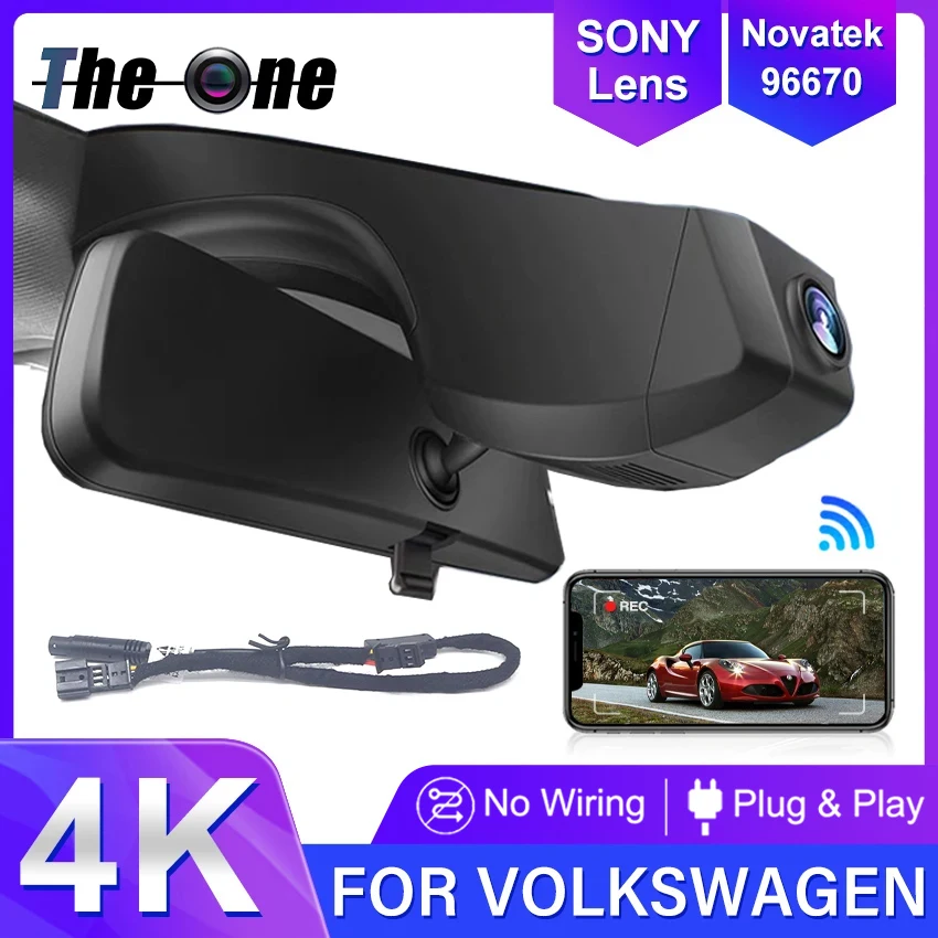 Car DVR for Volkswagen ID.4 ID4 ID 4 AWD Pro S X GTX Plus CROZZ CROSS,Dash Cam Video Recorder Camera 4K Accessories For VW ID.4