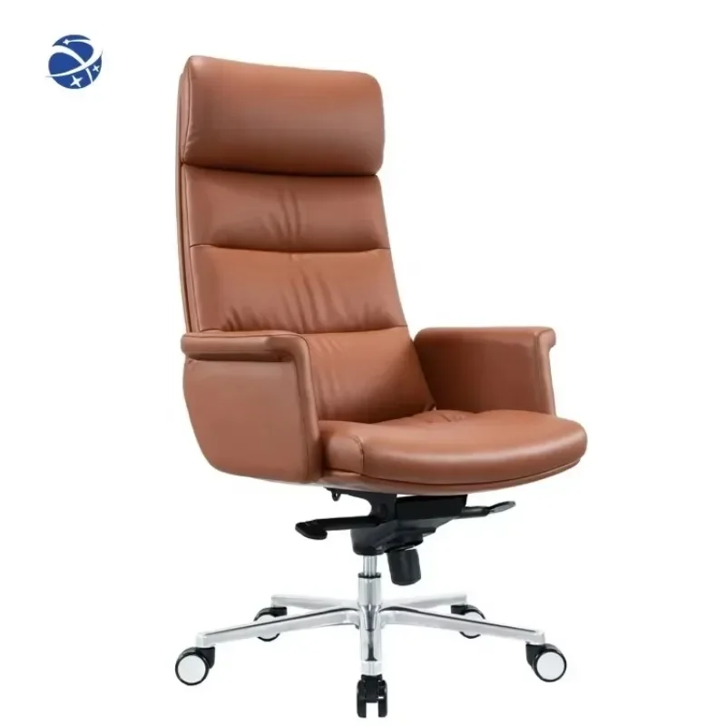 Luxury big reclining office boss executive leather chairs