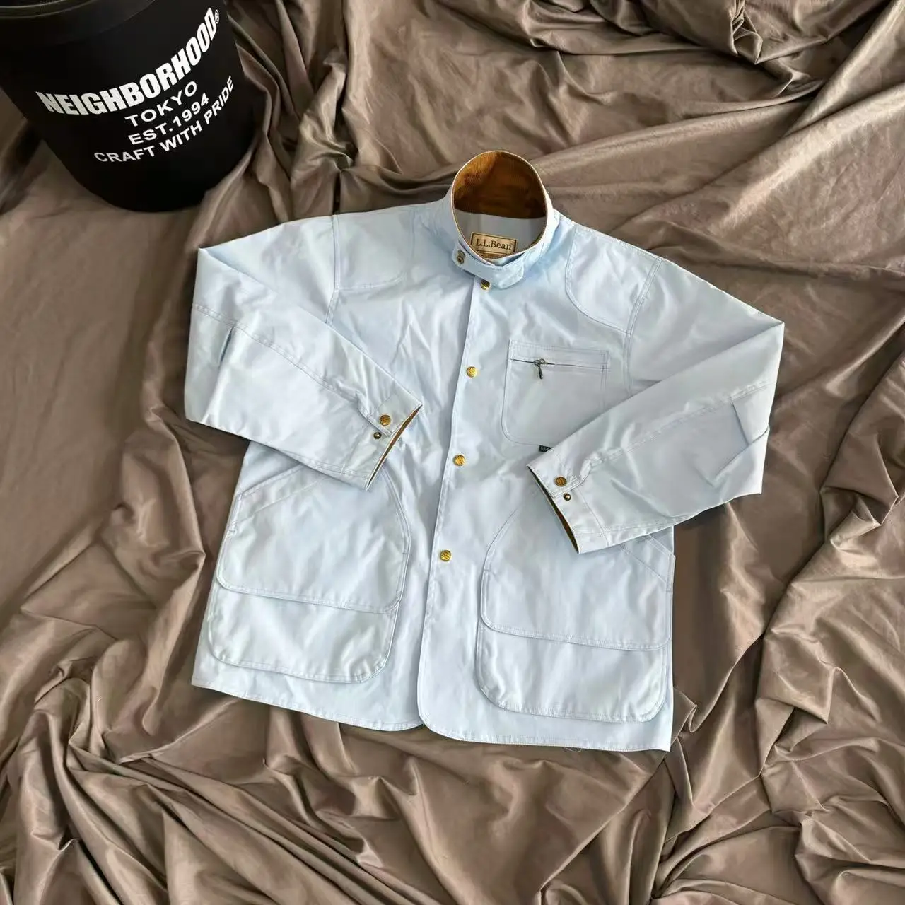 Loose Fit Unisex Retro Nylon Canvas Casual Jacket Outdoor LLbean Style Clothing for Men And Women Online Exclusive