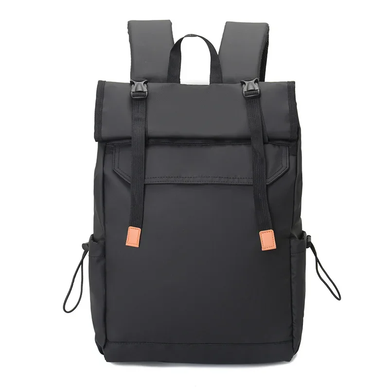 Hot  New Men's and Women's College Student Fashionable Large Capacity Backpack 14 Inch Computer Bag Solid Color Student Backpack