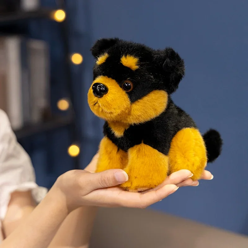 Jouets en peluche réalistes pour enfants, chien, chiot, Rottweiler, Shiba, Inu, Corgi, Schnauze, beurre, bébé Security ase, oreiller, Noël, cadeau d'anniversaire