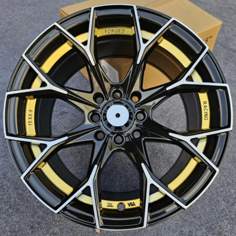 

In Stock 15 Inch 65J 8J 4 Holes Alloy Wheels Rims 100 1143 Pcd For Lenses Corrolla Ford Fiesta Ae101 Premium Quality