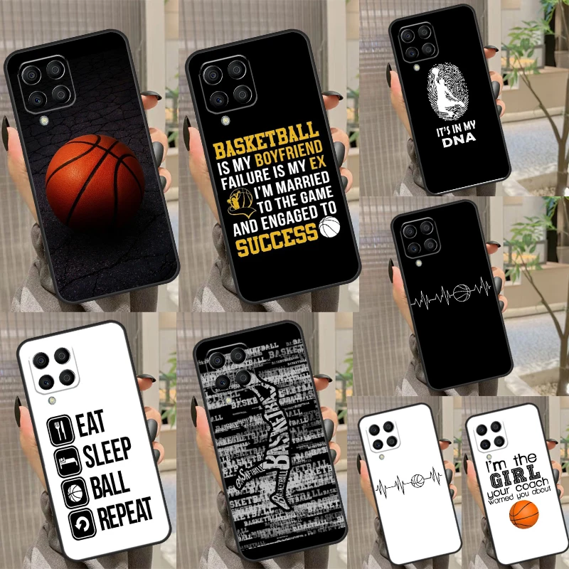 Basketball Heart Beat Funda For Samsung Galaxy M51 M31S M52 M32 M23 M33 M53 M54 M34 M14 M12 M13 M20 Phone Case