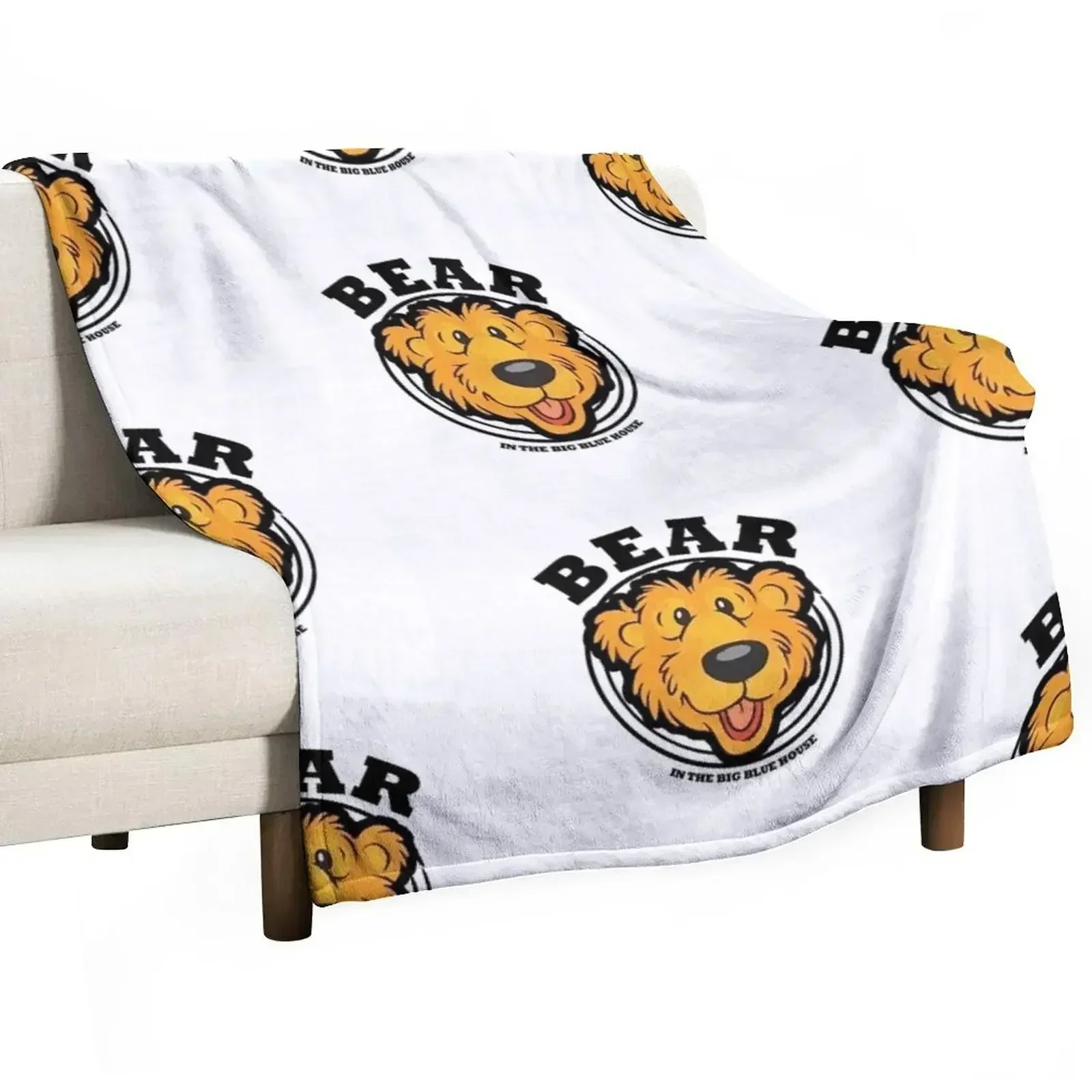 BEAR in the big blue house // 6 Throw Blanket Hair Sofa Blankets For Baby Picnic Blankets