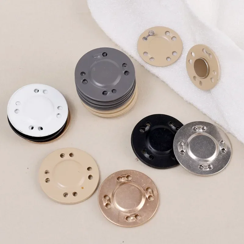 1/10Sets Magnetic Snap Fasteners Clasps Buttons Handbag Purse Wallet Craft Bags Parts Mini Adsorption Buckle 21/25mm Sewing Part