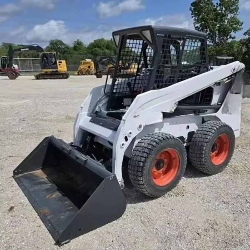 Reinforced Chassis Skid Steer Loader Thick Lifting Arm High Lifting Height Farm High Stacking Cargo Handling Municipal