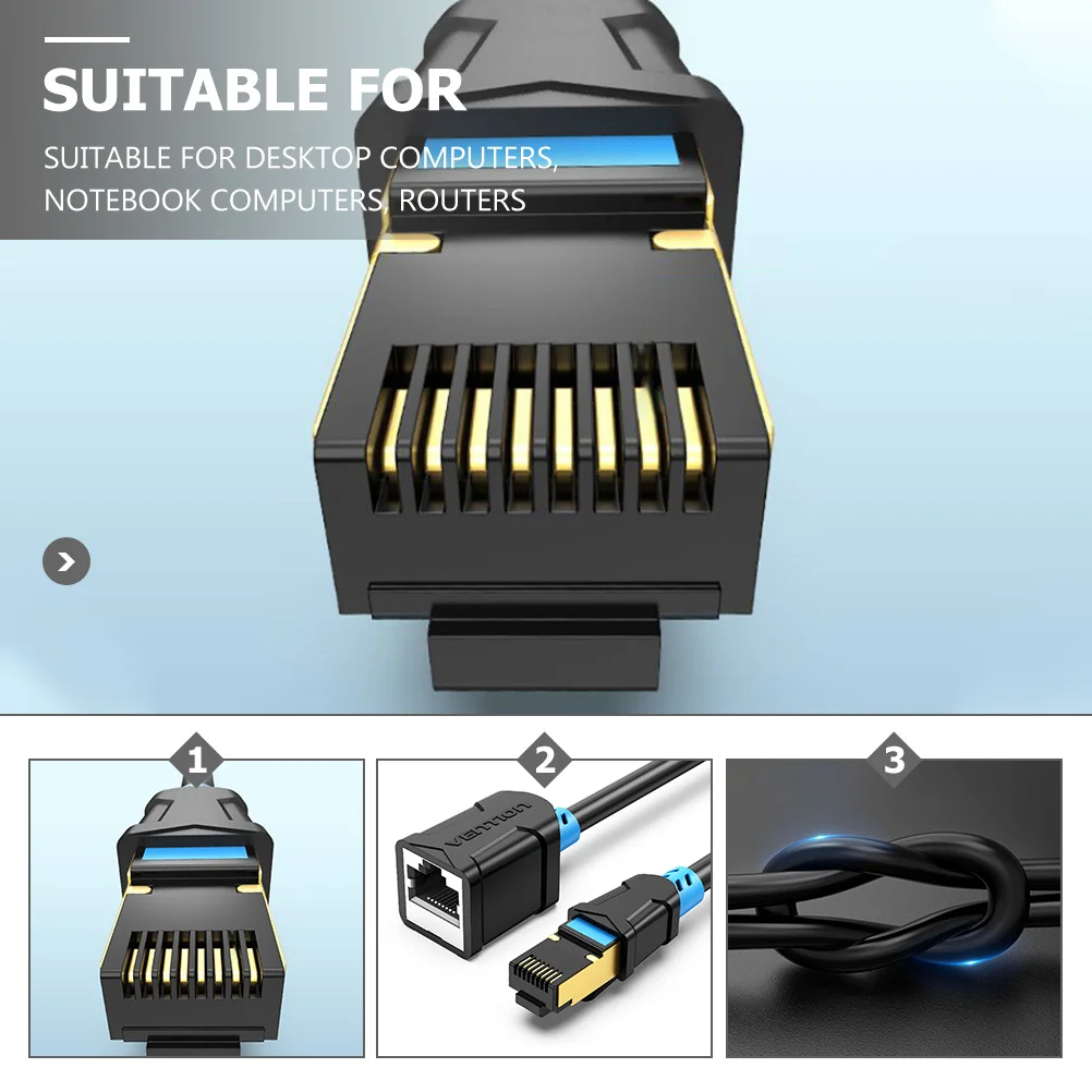 

Cat6 Ethernet Extender Cable 2m Network Extension Double Shielded Patch Cord High Performance Gaming Streaming