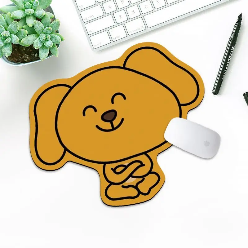 Big Dumb Dog Mouse Pad, Small & Medium Size Cute Cartoon Anime Desk Mat, Thick Non Slip Keyboard Mat, Portable Writing Office De