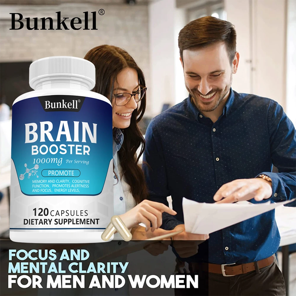

Memory, Focus, Clarity, Energy Brain Supplement - Nootropic Brain Boosters with Bacopa Monnieri & Phosphatidylserine Capsules