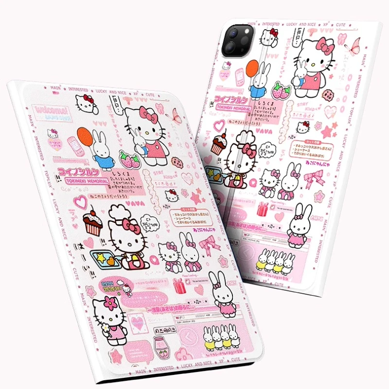 

Sanrio Kuromi for ipad Case Funda Ipad A16 9th 10th 11th Gen Mini 6 7 Stand Tablet Cover Pro 4 5 Air 3 4 5 M2 M3 Protective case