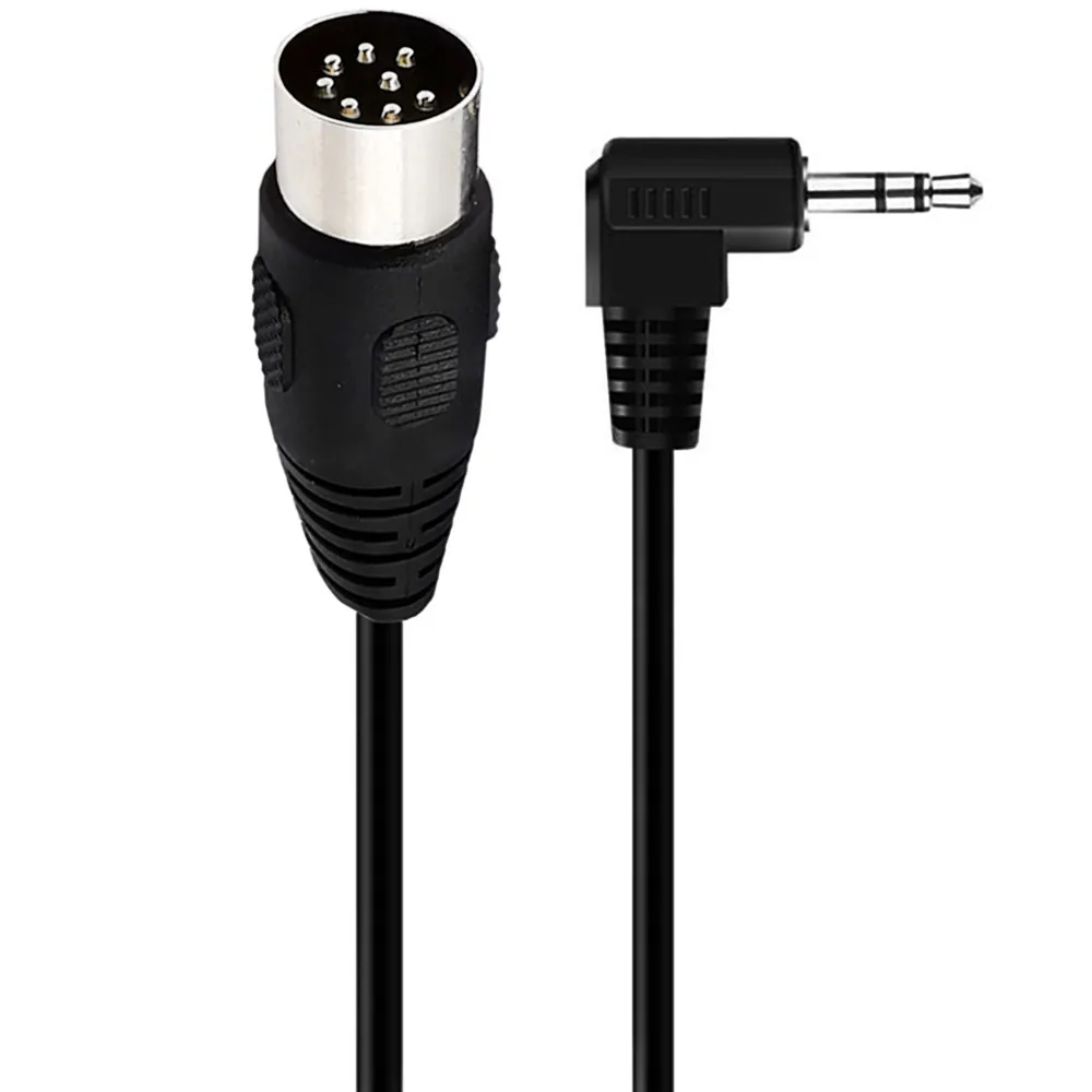 Din 8 Pin To DC3.5mm Cable 8Pin Din Male Plug To 3.5mm Male Audio Adapter For  Musical Instrument Audio Equipment Cable