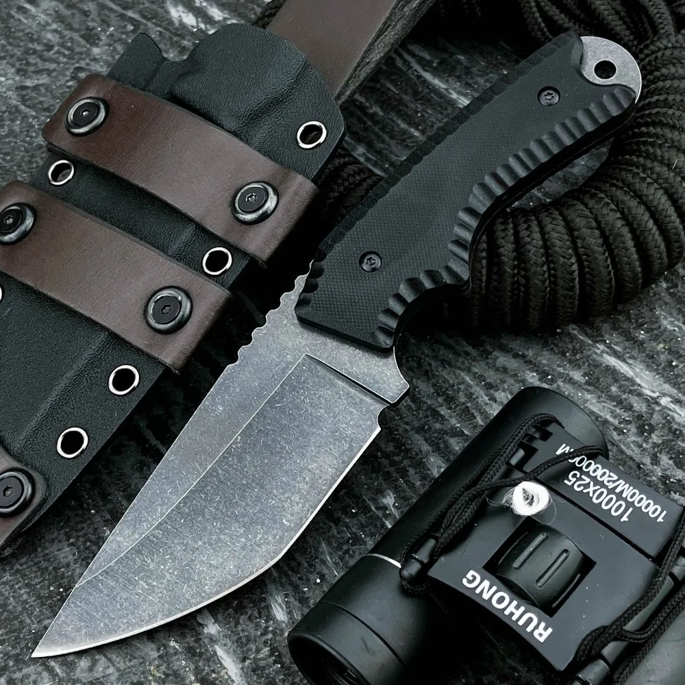 

High Hardness Utility Fixed Blade Knife Popular Multi-tool Knives 7Cr13Mov Blade G10 Handle Camping Survival Combat Knives