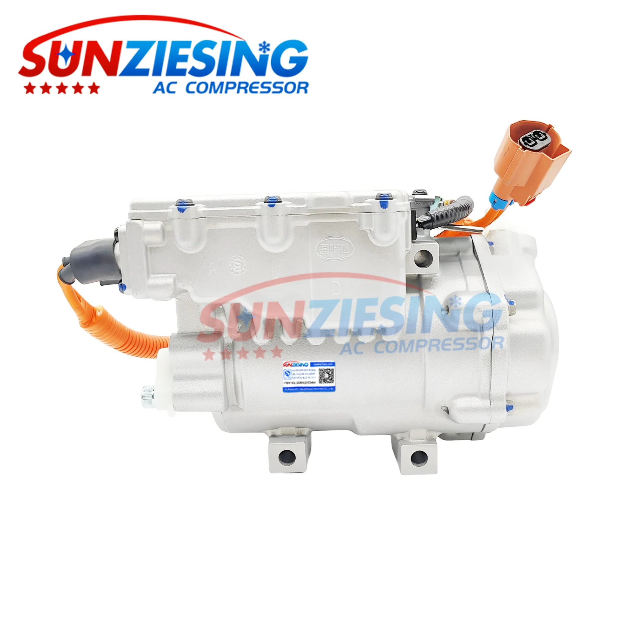 For 2016-2018 Byd E5 653V Qin Ev Electric Vehicle Air Refrigeration Pump Ac Air Conditioning Compressor Oe # Haev- 8103020A Bc14