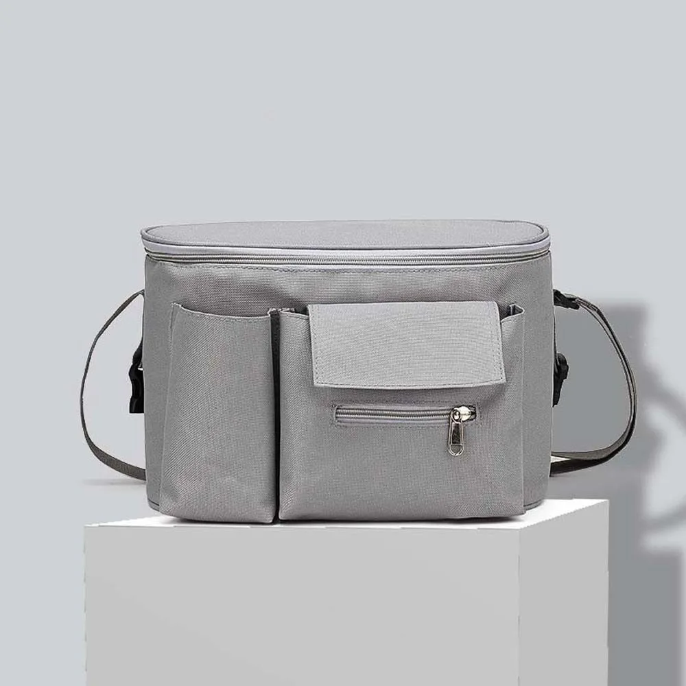 

Многокарманная сумка-органайзер для коляски, бутылка для подгузников, подвесная сумка для уличной коляски, большая вместительная дорожная сумка для хранения коляски