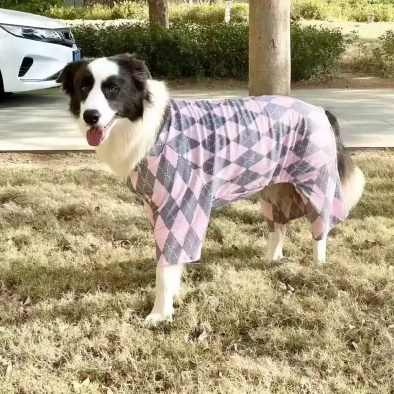 Four Legged Clothes, Cool and Thin, Summer Large Dog Outdoor Home Clothes, Breathable, Anti Shedding Hair, Sun Protection