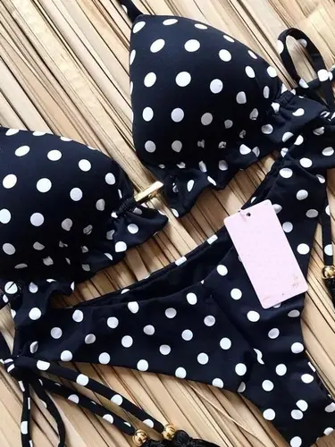 RUOTONGSEPT-Conjunto de Bikinis con estampado Sexy para mujer, traje de baño Bandage de dos piezas, Bikini brasileño, ropa de playa, novedad de 2023