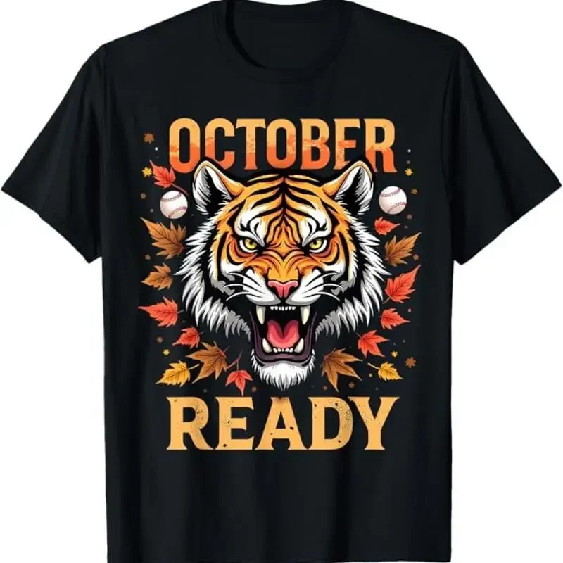 October Ready Funny For Tiger Tee T Shirt