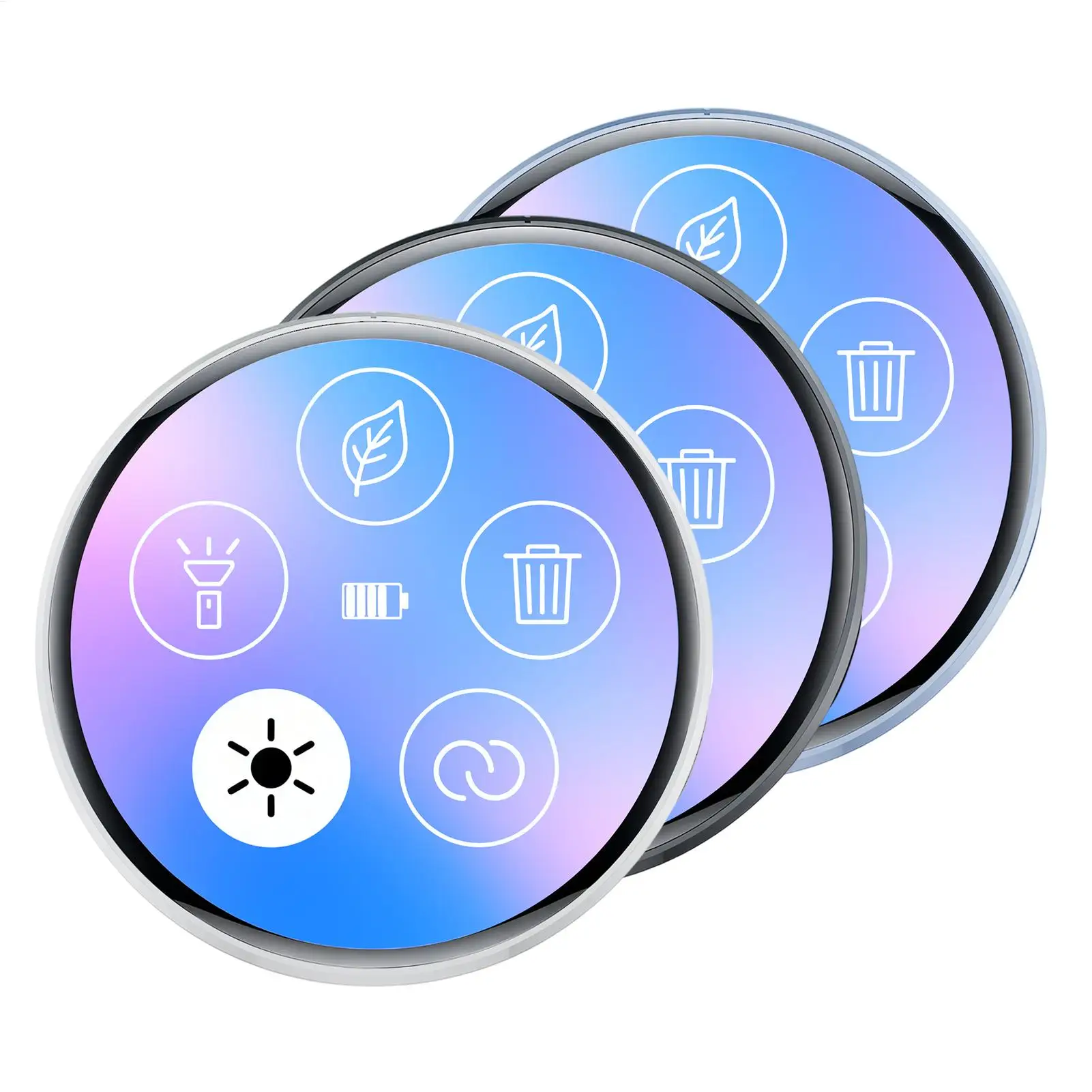 

Electronic Badge HD Touchscreen Digital Photo Display Brooch Electronic Badge Anime Pins for Backpacks Game/Football Fans