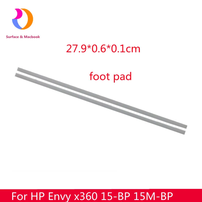 

2Pcs/set Rubber Strip For HP Envy x360 15-BP 15M-BP Rubber Feet New Silver