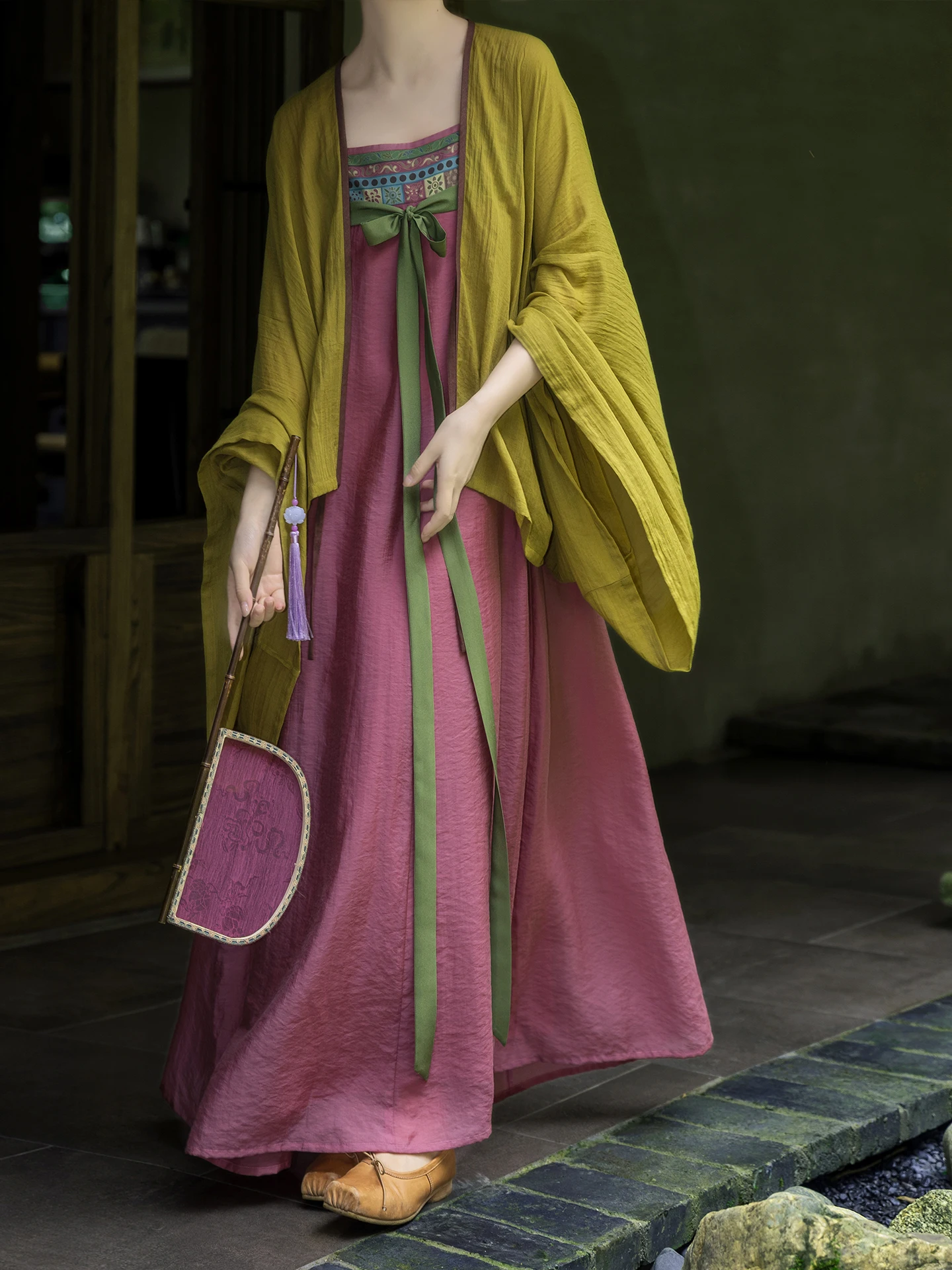

ang Gong Yu One Pearl Improvements Hanfu Temple Scenic Area Strapl Dr Spring New Arrival Chinese Traditional Women's ...