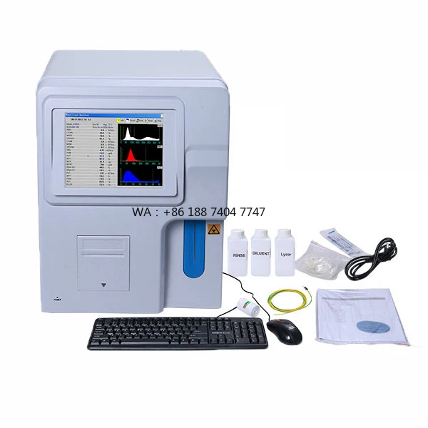 Analyzer  Cell Counter Machine PriceIN-B141-4 New Machine  Vet Veterinary 3 Part Auto