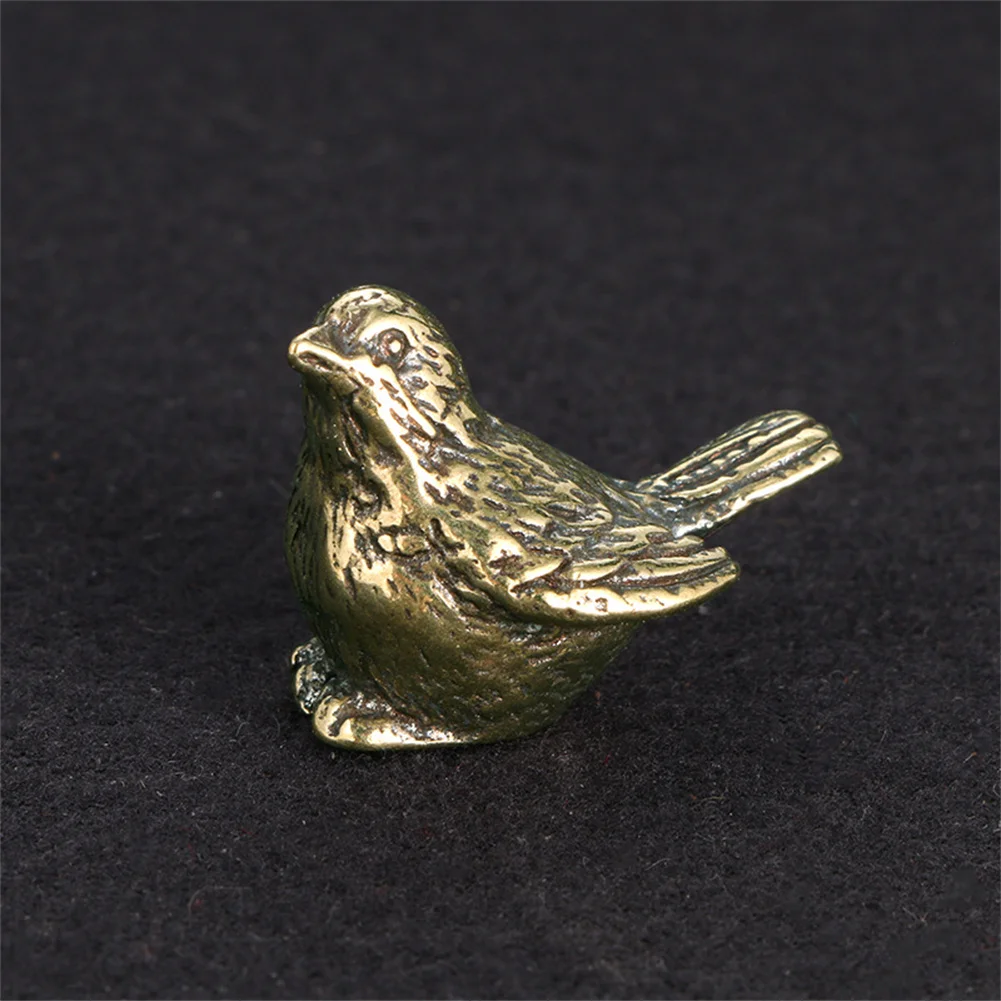 Home Figurines Ornament For Office Living Room Cafe Vivid 2*2.8cm Beautiful Brass Simple Stable Decoration Crafts