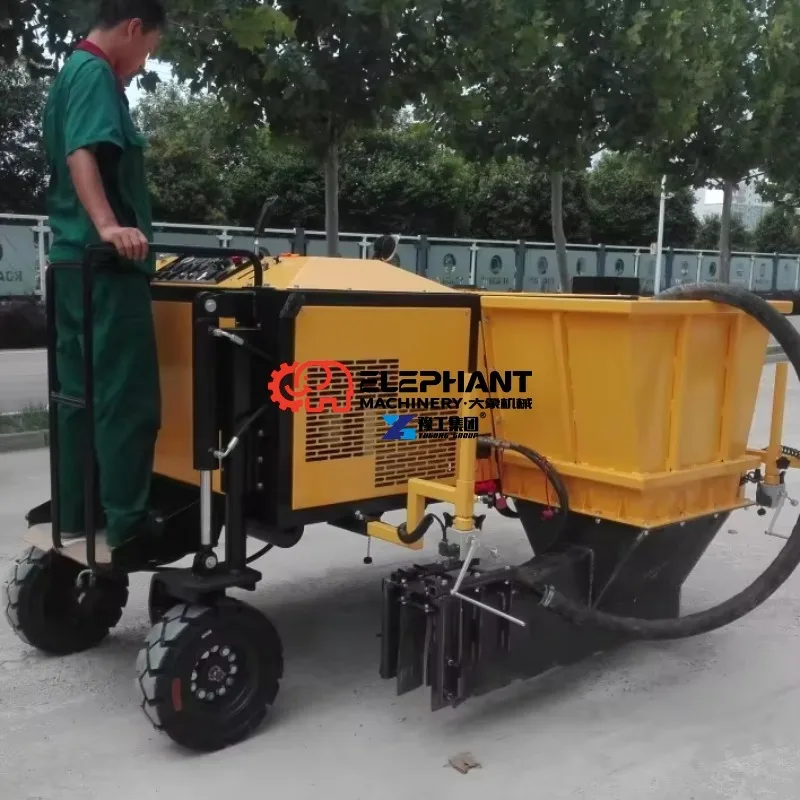 Concrete Slipforming Curb Machine Landscape Curbing Machine Road Curb Machine with Engine for Sale