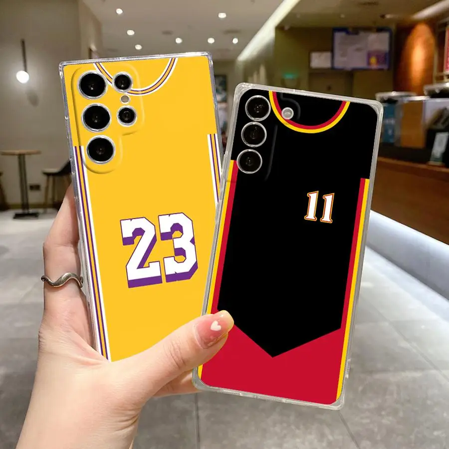 حافظة لهاتف سامسونج جالاكسي S24 FE نوت 10 20 Ultra S21 S10 Plus S22 S20 S25 Ultra S23 تصميم رقمي لكرة القدم