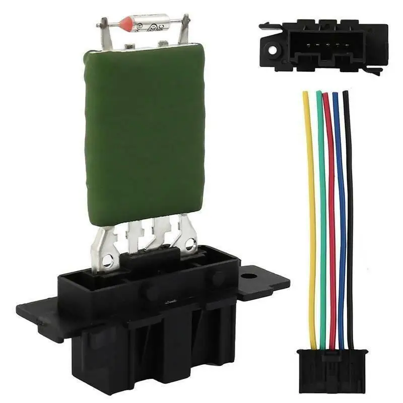 Heater Motor Blower Fan Resistor With Wiring Repair Plug Harness For Scooter ATV Moped Motorbike Accessories