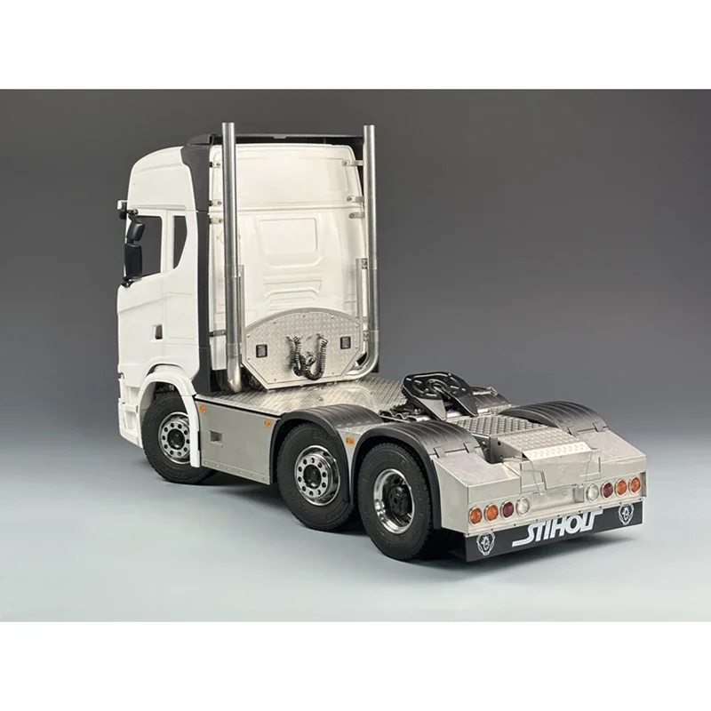 Metal Simulation Exhaust Chimney for 1/14 Tamiya RC Dump Truck SCANIA 770S 56368 VOLVO BENZ Arocs MAN TGX LESU Car Accessories