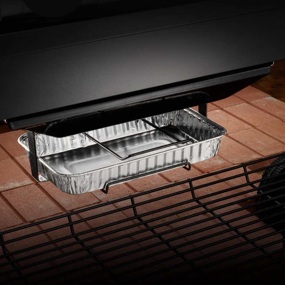 Revêtement de poêle à graisse en aluminium, 5 paquets, pour griller en plein air, cuisson de la viande et des légumes, nettoyage facile, barbecue pique-nique, gril au charbon de bois à gaz