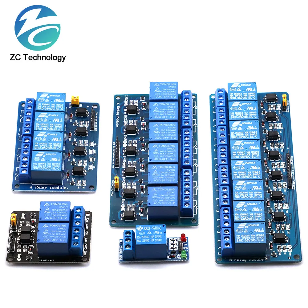 5V 12V 1 2 4 6 8 moduł przekaźnikowy z transopplerem. Wyjście przekaźnikowe 1 2 4 6 8 way moduł przekaźnikowy dla arduino w magazynie