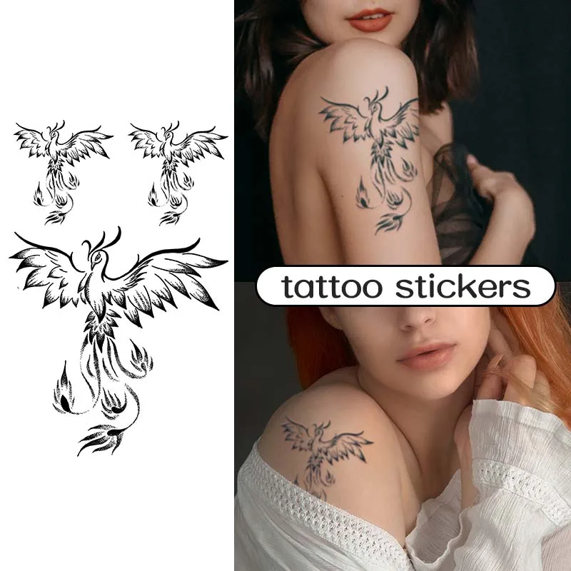 2Pcs Herbal Tattoo Sticker Arm Chest Waterproof Semi-Permanent Tattoo Sticker Last for 7-14 Days Fake Tattoo Covering Body Scar