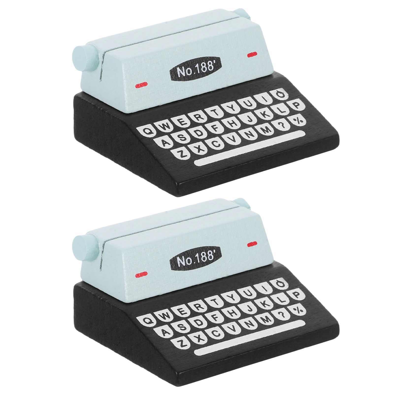 

Typewriter Message Folder Home Decor Card Holder Table Document for Desk Office