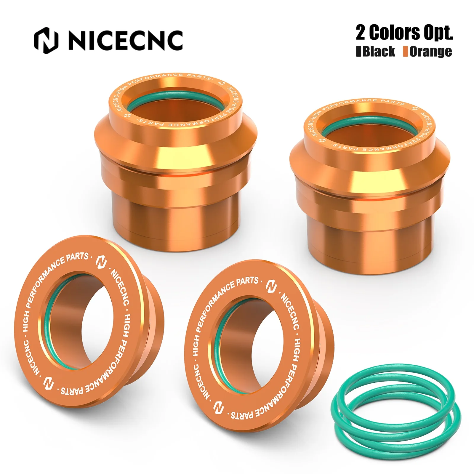 

NICECNC For KTM SX 125 SXF 450 SX XC SXF XCF 125 150 200 250 300 350 400 450 2013-2022 Front Rear Wheel Spacers Hub Collars Kit
