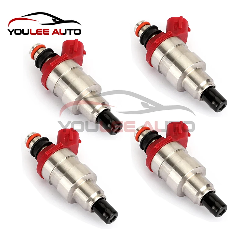 Bocal dos injetores de combustível de 4 pces G609-13-250 g60913250 para 1990-1994 mazda mpv & b2600 2.6l i4 padrão estendido 2 portas 3 portas