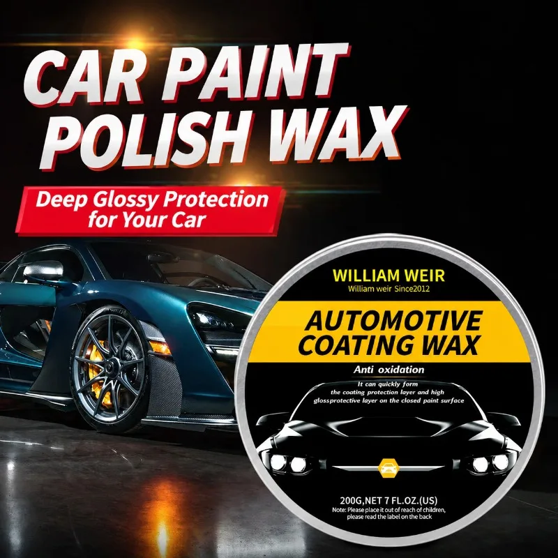Solid Carnauba Paste Hydrophobic Anti-Stain Sealant Vehicular Lacquer Nourishment Glazing Compound Automobile Surface Beautifica