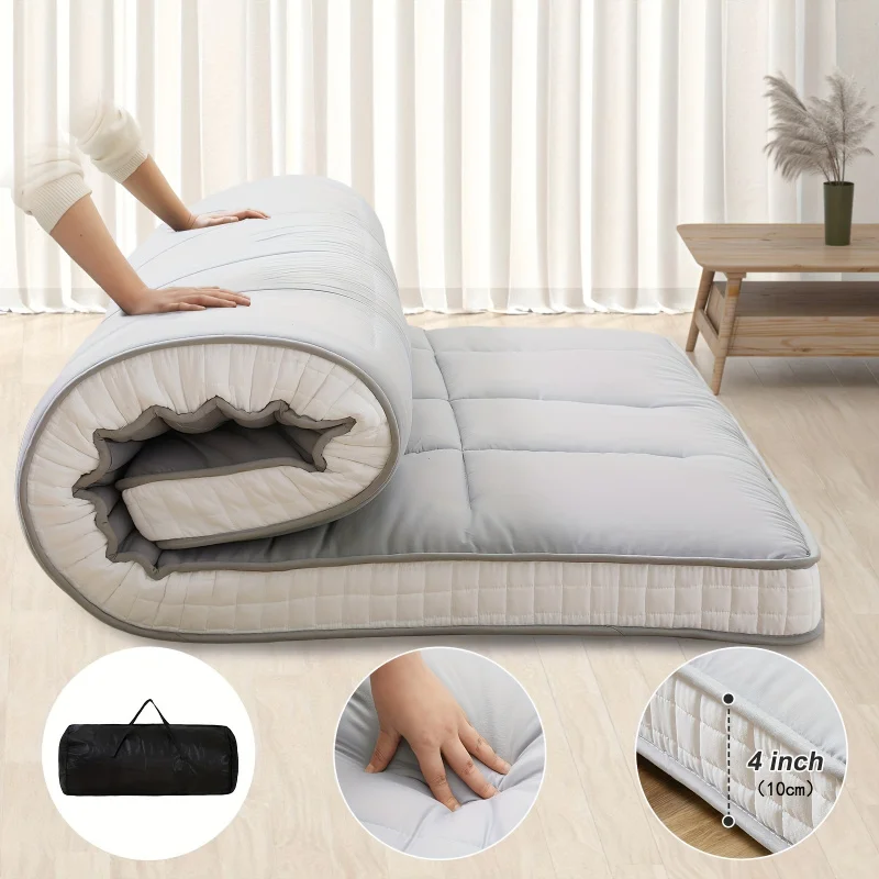 

Foldable mattress, adult sleeping tatami mat floor mattress, roll up mattress guest bed