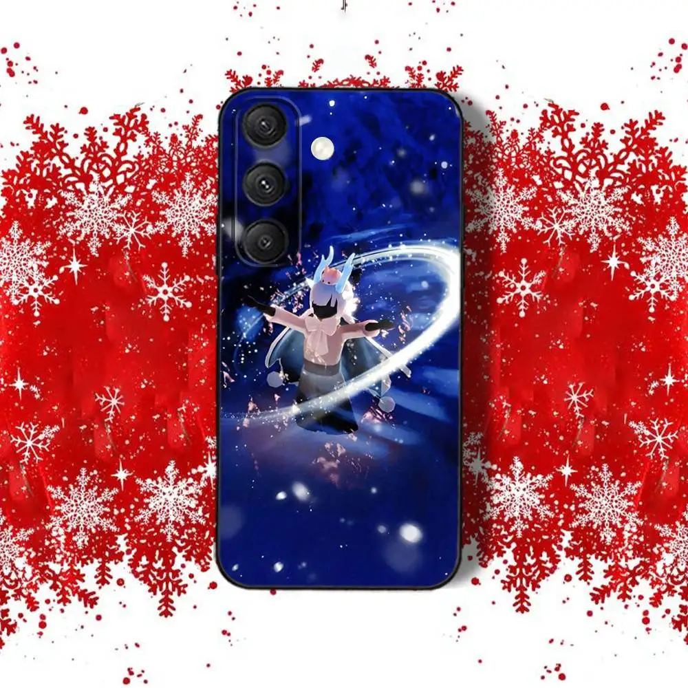 Funda de teléfono Children of the LightS SkyS para Samsung S22,S24,S20,S25,S23,S30,S21,Ultra,Plus,Fe,Lite 4G,5G, funda suave negra