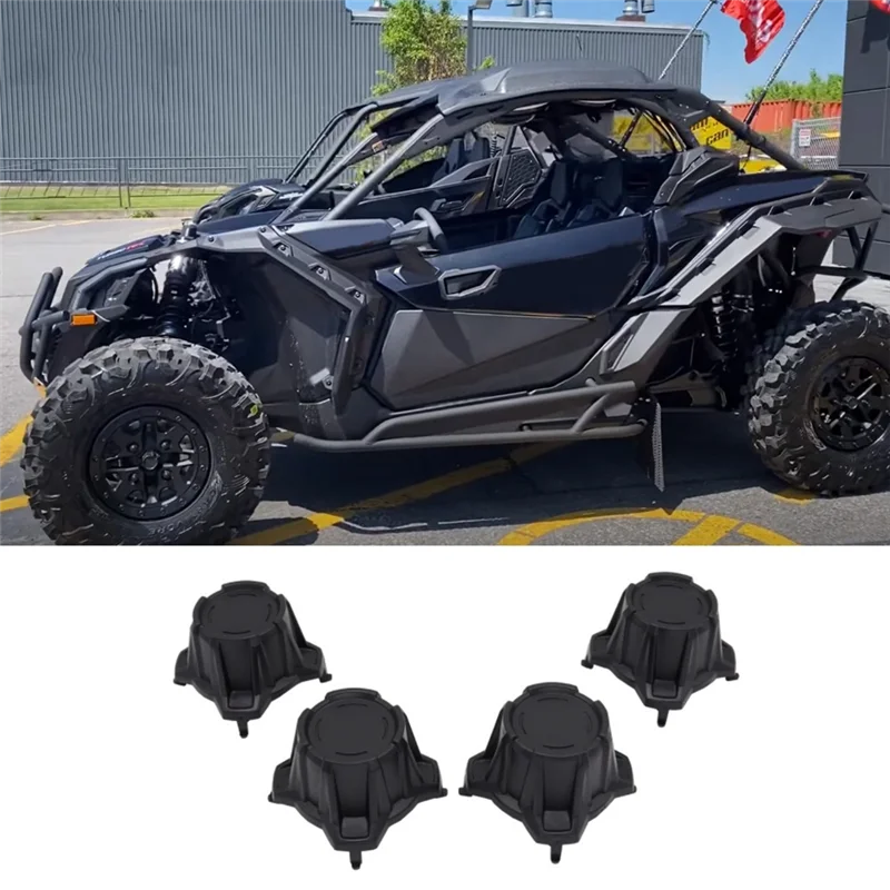 

Tire Wheel Hub Caps, Center Cap Cover For Can-Am Maverick X3 Turbo R 2017-2020 Accessories (4PCS)
