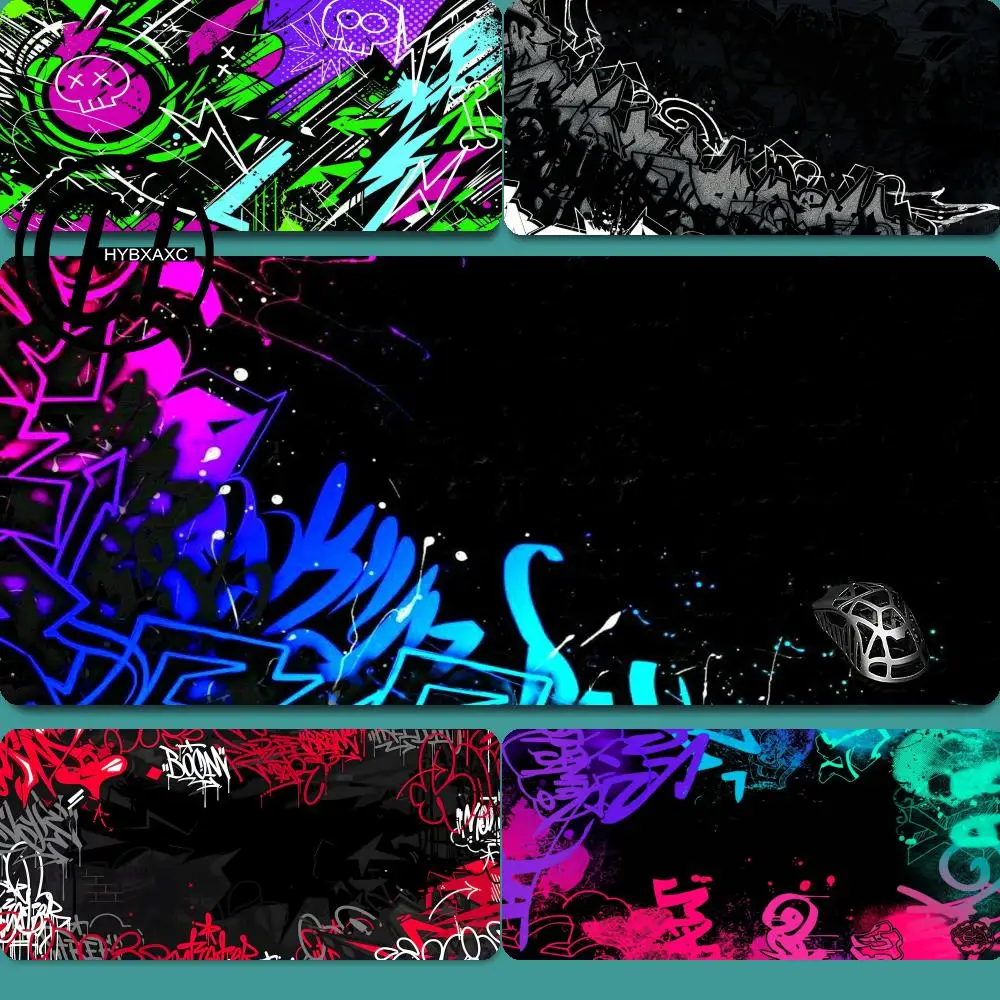 

HD Street Graffiti Art Gaming Mouse Pad Table Pad Mousepad XXL Computer Play expand Desk Mat Rubber Keyboard Desk mats HYBXAXC