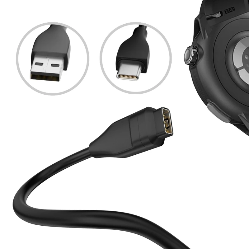 Smartwatch USB + type c Charger for COROS Apex 2 Pro / Pace 2/ Apex 42mm/ Apex Pro/ Vertix 2 Charging Cable USB Cord Accessories
